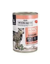WIEJSKA ZAGRODA Vištienos vienos baltymų šlapias maistas šuniukams 6x400 g