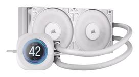 Corsair Nautilus 240 RS LCD Processor All-in-one liquid cooler 12 cm White 1 pc(s)