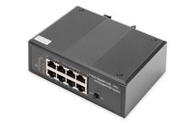 Industrial 7-port Gigabit PoE+ Switch w/ 1 PD