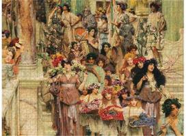 Dėlionė PAPERBLANKS Lawrence Alma-Tadema Spring 1000 det.