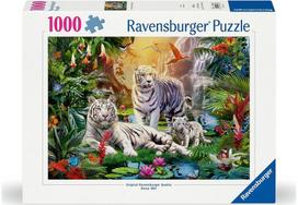 Dėlionė RAVENSBURGER White Tiger Family, 1000 det.