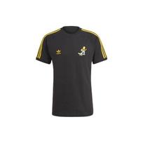 Adidas Originals X The Simpsons Three-Stripe Colorblock Retro T-Shirt Men's Tops Black HA5815 XS