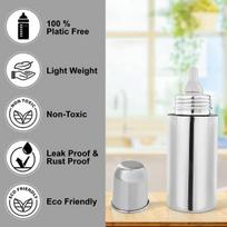 Plieninis buteliukas – 250 ml nerūdijančio plieno kūdikio maitinimo buteliukas su nepralaidžiu dangteliu 250 ml steel bottle
