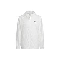 Adidas itin lengvas vėjo striukė su apsauga nuo UV spindulių ir logotipu, unisex viršutinis drabužis, ryškiai baltas IA1784 XXL