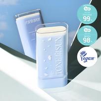 Toną lyginantis veganiškas apsauginis nuo riebumo saulės pieštukas SPF50+ PA++++ (Atsparus vandeniui)18g