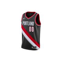 Nike NBA Swingman Icon Edition marškinėliai - Portland Trail Blazers Carmelo Anthony #00 Vyriški krepšinio marškinėliai Juodi CW3680-014 M