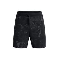 Under Armour Journey Washed Embossed Loose Straight Shorts Men Bottoms 1377180-001 M