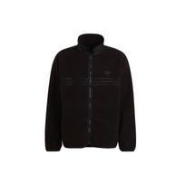 Adidas Originals Trefoil Šiltas Fleece Sportinis Striukė Vyriškos Striukės Juoda HF9216 S