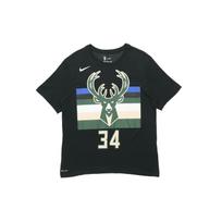 Nike NBA 2019-2020 Milwaukee Bucks Giannis Antetokounmpo Nr. 34 Marškinėliai Vyrams Viršūnės Juodi BQ1547-024 M