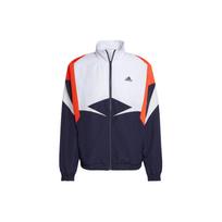 Adidas Sportinis Veiklos Spalvų Bloko Užtrauktuku Lauko Laisvalaikio Striukė Vyriška Striukė Mėlyna Juoda IB4307 M