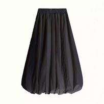 YYFS Women's Solid Color Print Casual Summer Spring Skirts XL bordinė