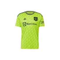 adidas Manchester United 22/23 Trečias marškinėlis Semi Solar Slime Vyriškas Streetwear HE2981 XL