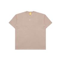 Nike X Nocta Bendradarbiavimas SS24 raidžių spaudos trumpomis rankovėmis marškinėliai Unisex Viršutiniai drabužiai Mocha-Brown FN7664-200 S beige