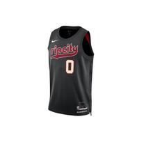 Nike NBA Damian Lillard City Edition marškinėliai 23-24 Vyriški Viršutiniai drabužiai Juodi DX8517-010 M black