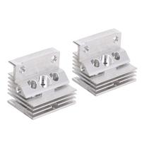 2 Pcs 3D Printer Hotend Heatsink Aluminum Alloy Heatsink Cooling Block Replacement for K1 K1