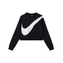 Nike Sportswear Swoosh Fleece Crew Megztinis Moteriški Viršutiniai Drabužiai Juodas BV3934-011 L