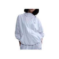 Nike Logotipo Gobtuvas Negabaritinis Užtraukiamas Striukė Moteriškos Striukės Baltas FV6299-100 XS