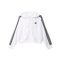 Adidas su trimis juostelėmis sportinis džemperis moterims Striukės Baltas IK8387 L