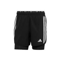 Adidas Own The Run 3-Stripes 2-in-1 Šortai Vyriški Šortai Juodi IQ3808 S