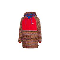 Adidas Originals X Pharrell Williams Color Blocked Hooded Cotton Jacket Men's Tops Multi-White EA2471 S