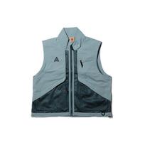 Nike Acg Lauko daug kišenių spalvų blokų stiliaus apykaklės liemenė Unisex liemenės Gilios džiunglės žalia BQ7290-041 M