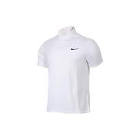 Nike Polo marškinėliai trumpomis rankovėmis, vienspalviai, balti, laisvalaikio stiliaus, trumpomis rankovėmis. XXL