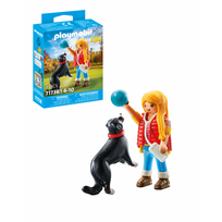 PLAYMOBIL Moteris su kalnų šunimi