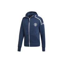 Adidas Manchester United Zne Hoodie Jacket Men Jackets Blue CY6102 M
