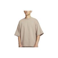Nike Tech Fleece Reimagined Series FW23 Loose-Fit Solid Color Sports Short-Sleeve T-Shirt Men Tops Khaki FB8166-247 XXL