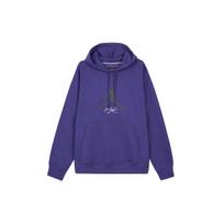 Jordan Essentials su logotipu Hoody ilgomis rankovėmis laisvas džemperis vyriški viršutiniai drabužiai violetinis FD7546-502 M
