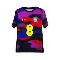 Nike Xpg 25-26 Anglijos Rungtynių Treniruočių Trumpomis Rankovėmis Futbolo Marškinėliai Unisex Viršutiniai Drabužiai Violetiniai FZ9709-405 M