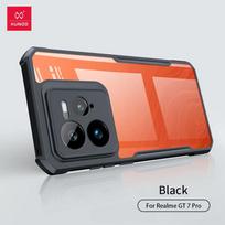Realme GT 7T 7 Pro dėklas XUNDD oro pagalvės smūgiams atsparus buferis apsauginiai dėklai nuo pageltimo skaidrus telefono dangtelis prabangus korpusas For Realme GT 7 Pro
