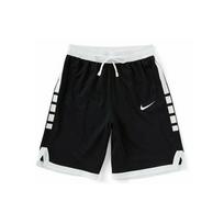 Nike Elite Kvėpuojantys vidutinio juosmens tiesūs krepšinio šortai vyrams Apatinė dalis Juodi AJ3904-010 L