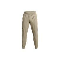 Under Armour Unstoppable Woven Joggers Greitai džiūstantys kvėpuojantys vientiso mezgimo rankogaliai Sportinės kelnės Vyriškos kelnės Chaki pilka 1352027-037 M