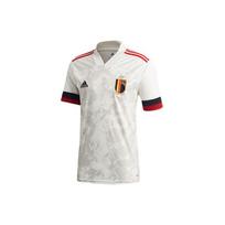 Adidas Belgijos nacionalinės rinktinės išvykos sirgalių versijos sportiniai trumpomis rankovėmis marškinėliai vyrams Balti EJ8548 L white