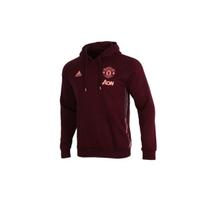 Adidas Manchester United Futbolo Sportinis Džemperis Ilgomis Rankovėmis Megztukas Vyriški Viršutiniai Drabužiai Bordo spalvos GK9432 L