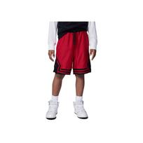 Jordan Logo Print Tinklelio Krepšinio Šortai Vaikams Raudoni DV0425-687 XS