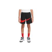Nike Didelio Logotipo Spaudiniai Greitai Džiūstantys Krepšinio Šortai Vaikams Juodi DA0161-011 S