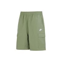 Nike aukštu liemeniu vienspalvės šortai su logotipu vyrams apatiniai žali FB1247-386 XL gray