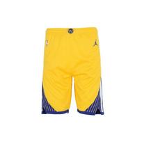 Nike Golden State Warriors Loose Breathable Basketball Shorts Kids Bottoms Yellow 3Y2B7BCNJ-WAR L