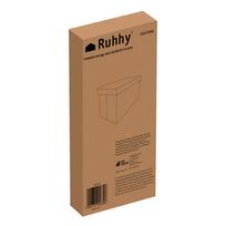 Pilkas audinio pufas 60x30x30 cm Ruhhy 25996