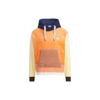 Adidas Originals Trefoil X Melting Sadness Bendro Prekės ženklo Triušio Siuvinėjimas Kontrastingas Apykaklė Ilgomis Rankovėmis Džemperis Unisex Viršutiniai Drabužiai Šviesiai Chaki Ruda HY7255 XS