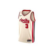 Nike NBA City Edition Fan Jersey 19-20 Portland Trail Blazers McCollum No. 3 Men Tops White AV4668-120 S