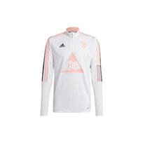 Adidas X Pharrell Williams Juventus Hu Tr Sportinis džemperis su užtrauktuku iki pusės ir stovinčia apykakle vyrams viršūnės baltas juodas GK7824 S