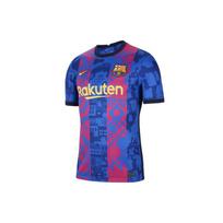 Nike Training sportiniai trumpomis rankovėmis futbolo marškinėliai, gerbėjų leidimas, 2021-2022 m. sezonas, Barselonos namų komplektas vyriški viršutiniai drabužiai Mėlyni DB5896-406 XXL
