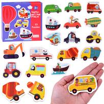 Dėlionė jigsaw 23 dalys Transporto priemonės Automobiliai statybinės mašinos ZA4750