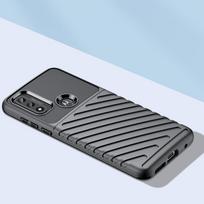 Thunder Case lanksčios armuotos dangčios Motorola Moto G Play 2022 juoda