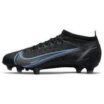 Nike Mercurial Vapor 14 Pro FG Black Photo Blue Men Sneakers Iron-Grey CU5693-004 41