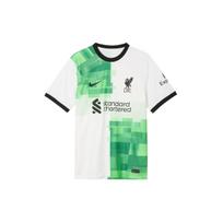 Nike 23/24 sezono išvykos ​​​​gerbėjo leidimo siuvinėto mozaikinio rašto trumpomis rankovėmis futbolo marškinėliai vyrams, balti DX2690-101 S