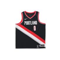 Nike NBA Damian Lillard Icon Edition Swingman marškinėliai - Portland Trail Blazers vyriški marškinėliai juodi 864505-010 S black
